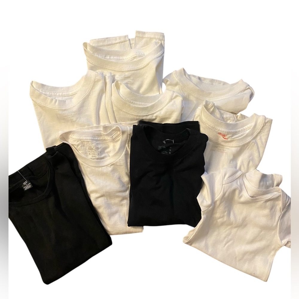 Resellers Bundle White and Black T-Shirt Bundle Kid sizes